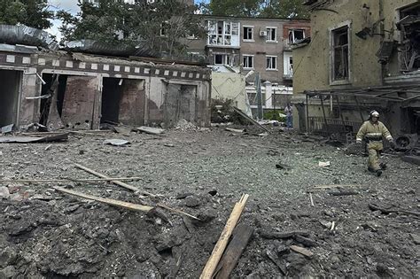 Moscow blames Kyiv for attacks in south Russia as Kremlin forces hit Ukrainian buildings